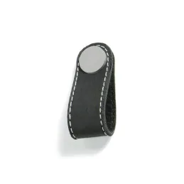 Bouton de meuble CASE / Cuir noir