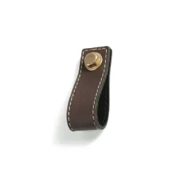 Poignée bouton SAMSONITE / Cuir marron