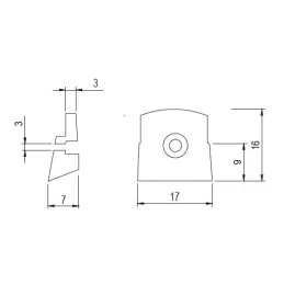Support de verre – 10 pièces / Marron