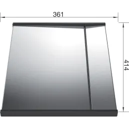 Égouttoir Blanco en acier inoxydable