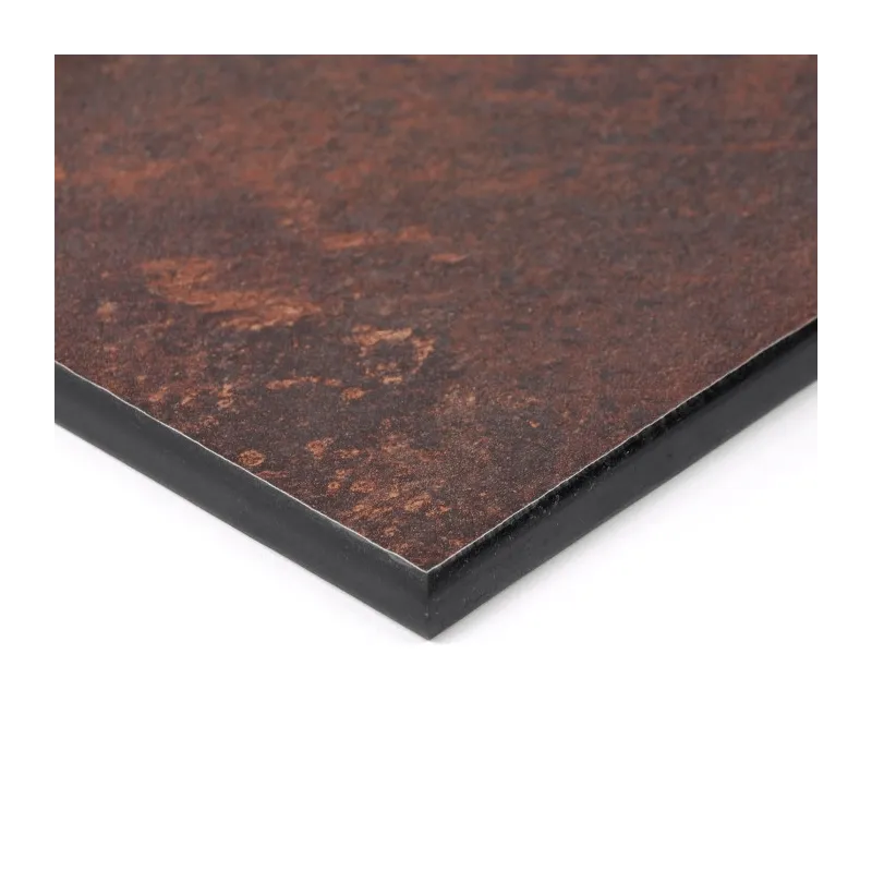 Plan de travail compact Ceramico Rost (noyau noir) / F76026 GR