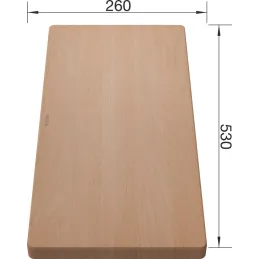 Planche à découper universelle Blanco pour éviers en grès