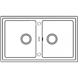 Évier en grès Teka STONE 90B-TG