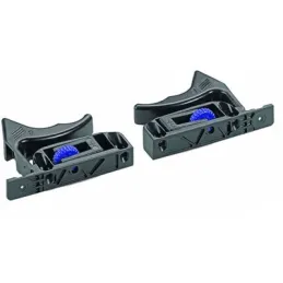 Coulisse à sortie partielle invisible QUADRO 25 avec amortissement et supports / 25 kg