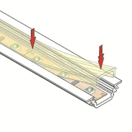 Embout pour profilé LED C / KLIP