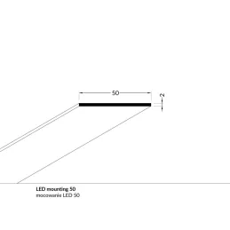 Feuillard plat de base 50 x 2 x 2000 mm