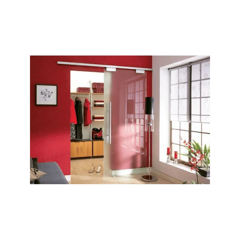 Ensemble pour une porte en verre de 8 mm / PORTAGLASS 75 kg