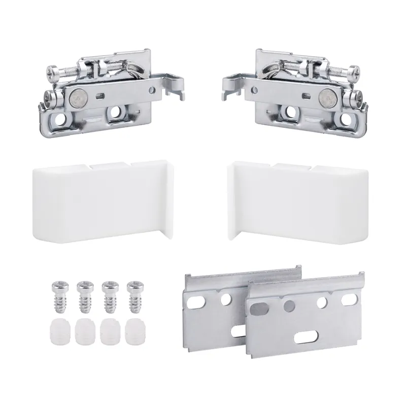 Kit de ferrures pour suspendre un meuble / Blanc