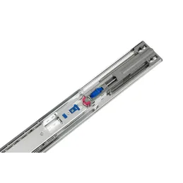 Coulisse à roulement avec amortissement EXLUSIVA 45 mm avec support / Nickel