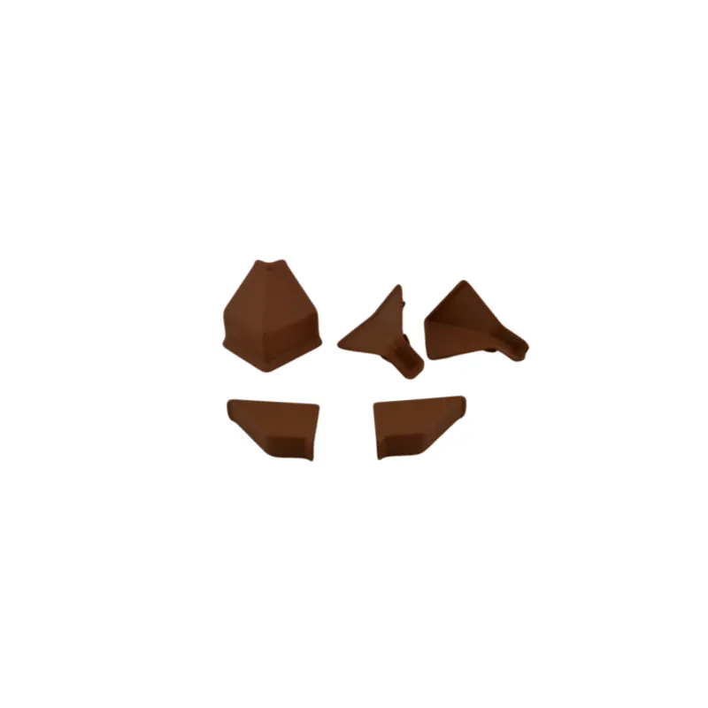 Kit d’embouts pour profilé d’étanchéité KAINDL / Marron