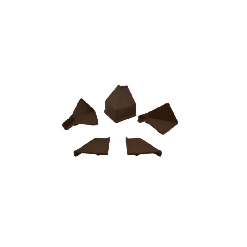 Kit d’embouts pour profilé d’étanchéité KAINDL / Marron chocolat