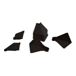 Kit d’embouts pour barre d’étanchéité KAINDL / Marron foncé