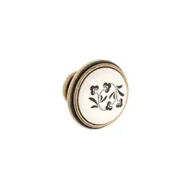 Bouton MIRA / Vieil or