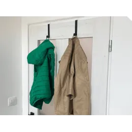 Patère de porte BALEO / Noir mat