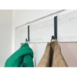 Patère de porte BALEO / Noir mat