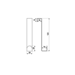 Patère de porte BALEO / Noir mat