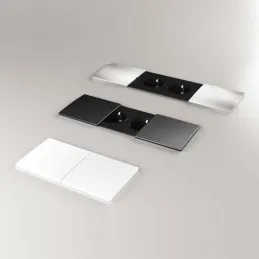 Prise encastrable BACHMANN DUE 2 x 230V / Noir