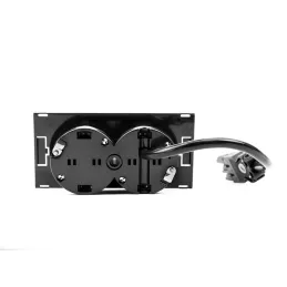 Prise encastrable BACHMANN DUE 2 x 230 V / Inox