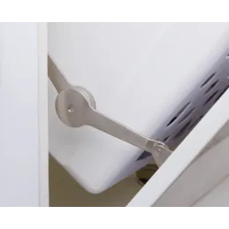 Panier à linge de salle de bains basculant 35 L / Blanc