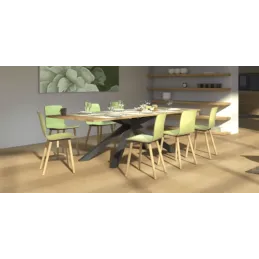 Structure de table OPIUM 1630 / Noir mat