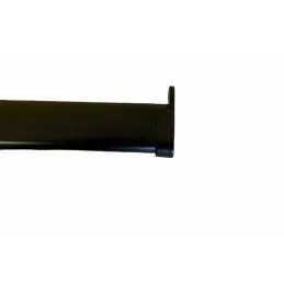 Embout de tringle de penderie – ovale / noir mat