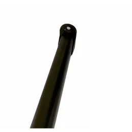 Embout de tringle de penderie – ovale / noir mat