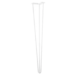 Pied de table HAIRPIN 710 / Blanc