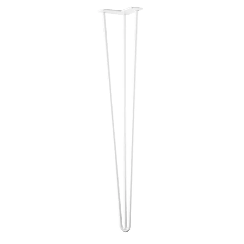 Pied de table HAIRPIN 710 / Blanc