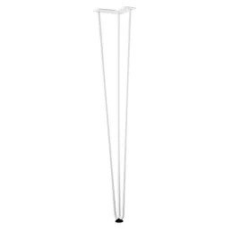 Pied de table HAIRPIN 710 / Blanc