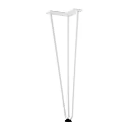 Pied pour table basse HAIRPIN 420 mm / Blanc