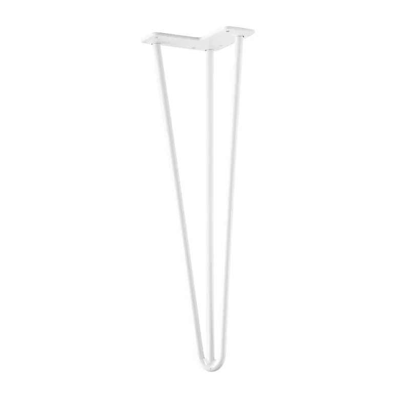 Pied pour table basse HAIRPIN 420 mm / Blanc