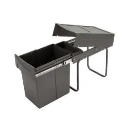 Poubelle coulissante avec bac U30 20L / Grise