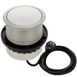Prise électrique escamotable TETRABOX FRENCH 3x 230V + 2x USB / Aluminium