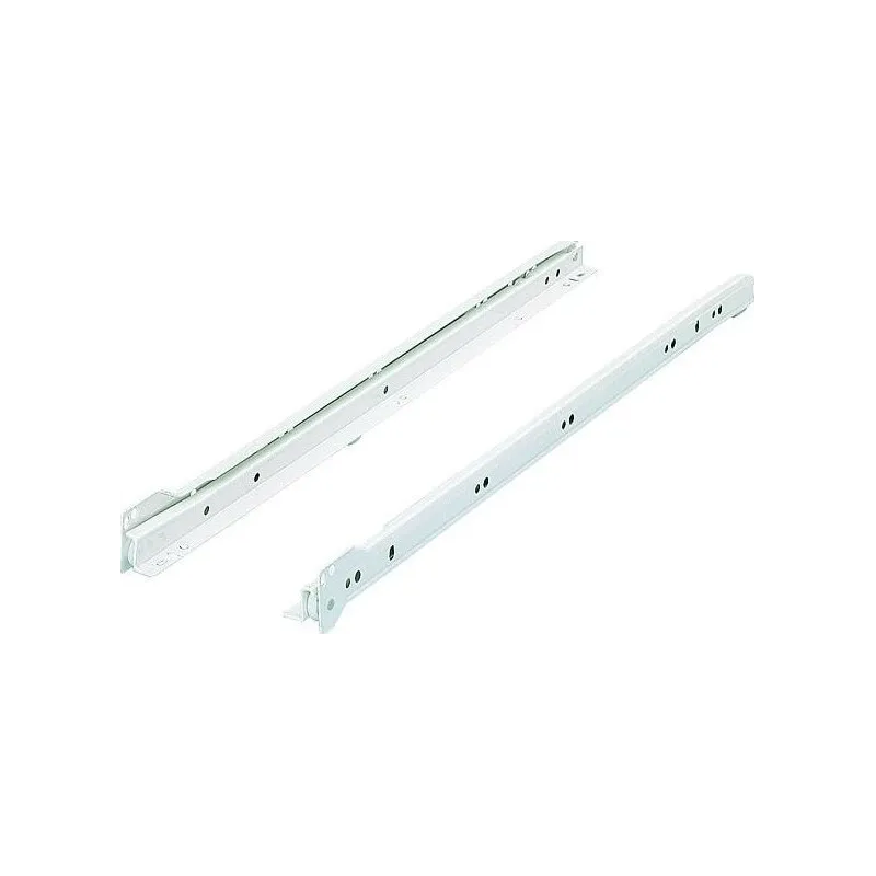 Coulisse simple avec roulette HETTICH FR402 / Blanc