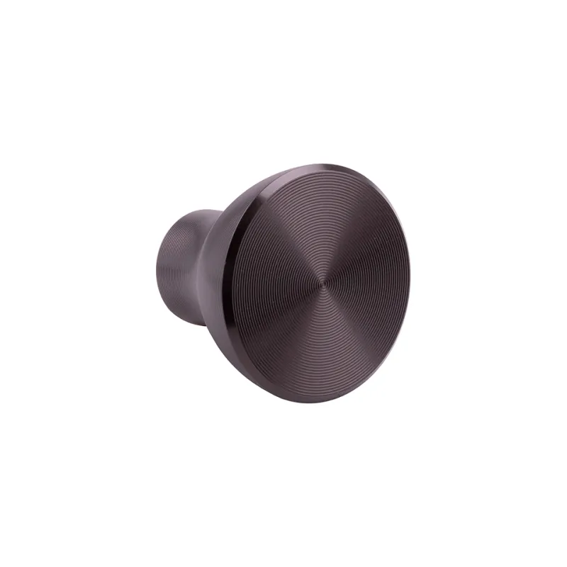 Poignée bouton KARLA / Marron mat 
