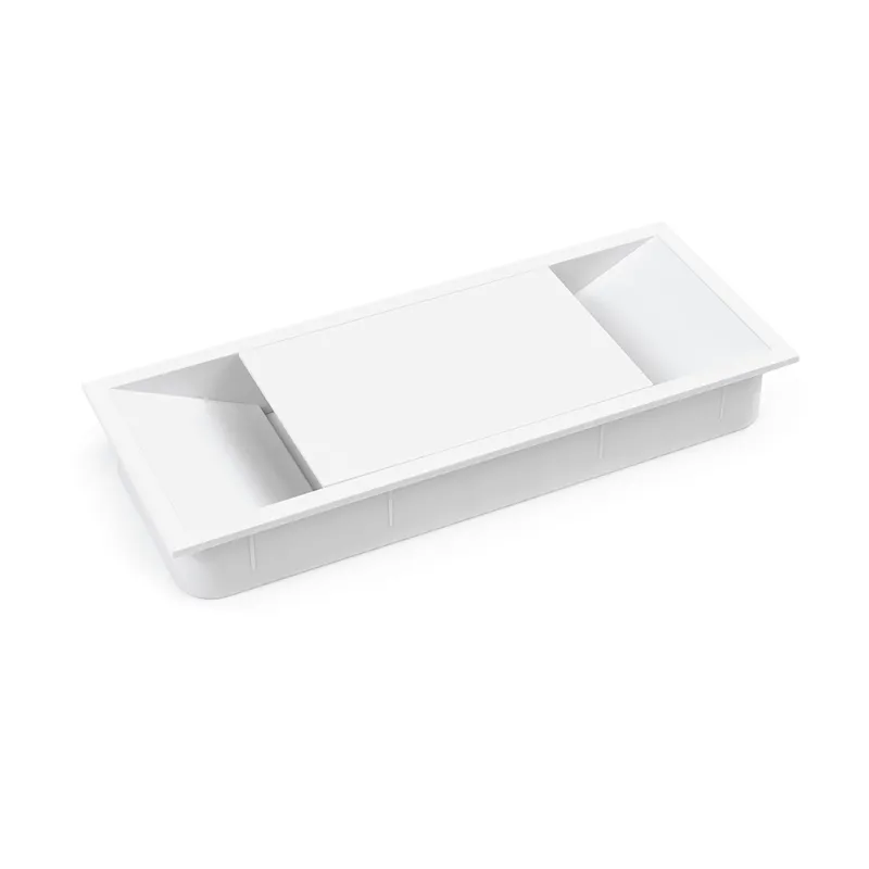 Passe-câbles AURONE 152 / Blanc mat