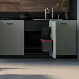 Poubelle de porte SEPARO 15 L / Anthracite