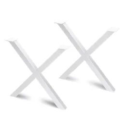 Pieds de table X-CROSS / Blanc mat