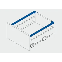 Rail carré pour AXIS PRO / Blanc