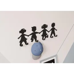 Patère murale KIDS / Noir mat