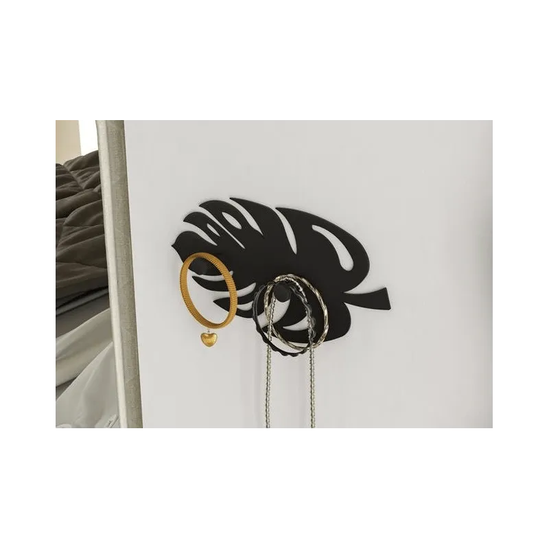 Patère murale SPRING / Noir mat