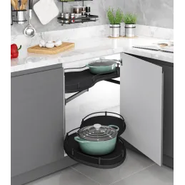 Sac banane d’angle BEAN avec amortissement / Anthracite