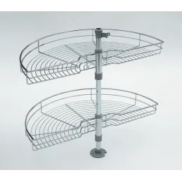 Carrousel CLASSIC 180° / 800 mm / Chrome brillant