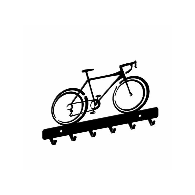 Porte-vélos mural BIKE / Noir mat
