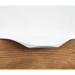 Poignée de chant de porte VULCANO / Blanc mat
