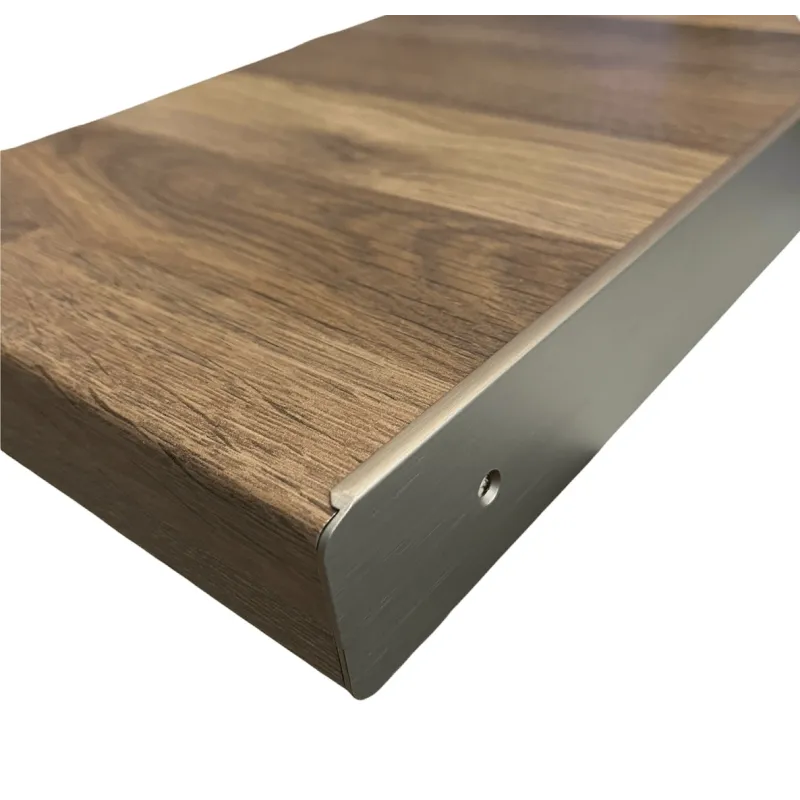 Profil de finition pour plan de travail 38 mm / Inox