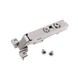 Charnière invisible 110° pour porte en aluminium avec amortisseur