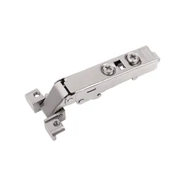 Charnière coudée 110° pour portes en aluminium, sans ressort