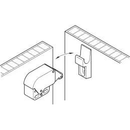 Mécanisme d’ouverture sans poignée pour portes de meuble