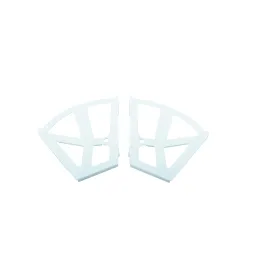Système basculant double pour chaussures / Blanc – paire
